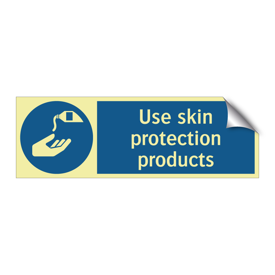 Use skin protection products