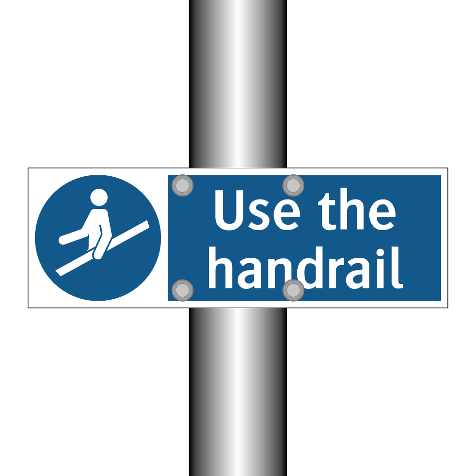 Use the handrail