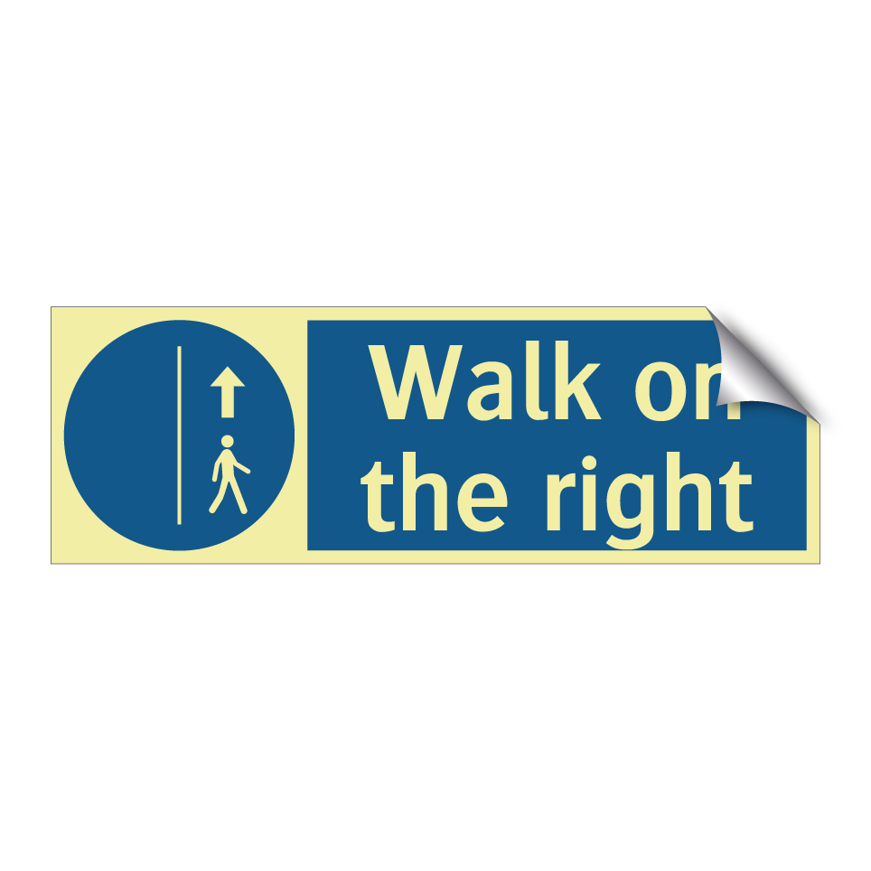 Walk on the right
