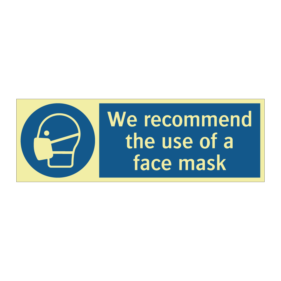 We recommend the use of a face mask