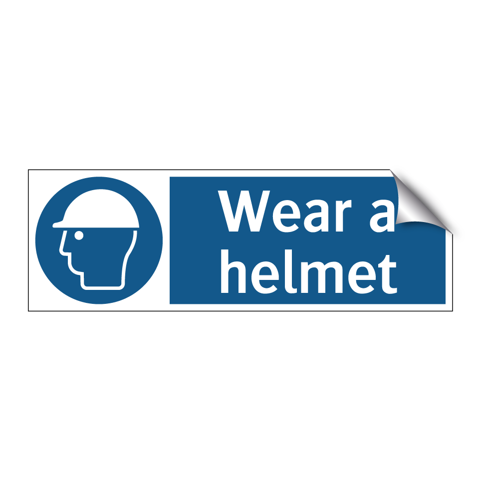 Wear a helmet