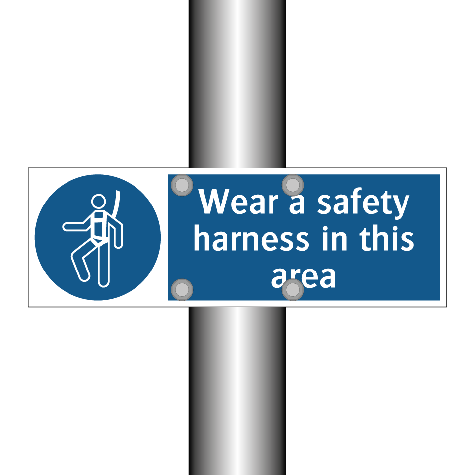 Wear a safety harness in this area