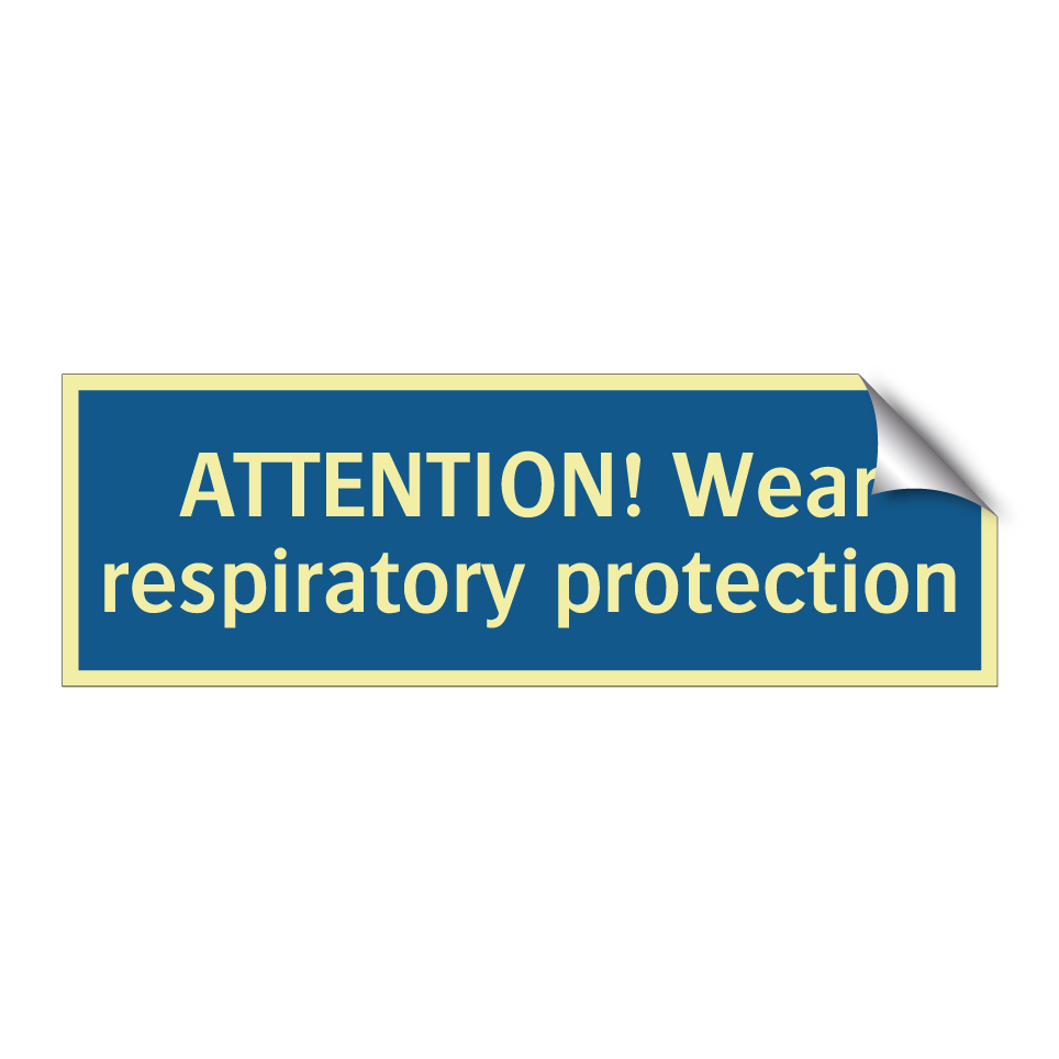 ATTENTION! Wear respiratory protection