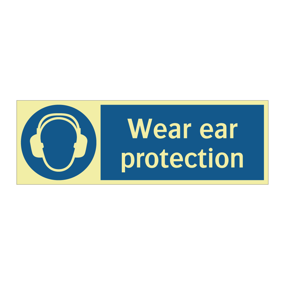 Wear ear protection