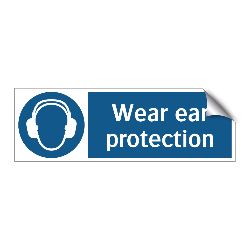 Wear ear protection