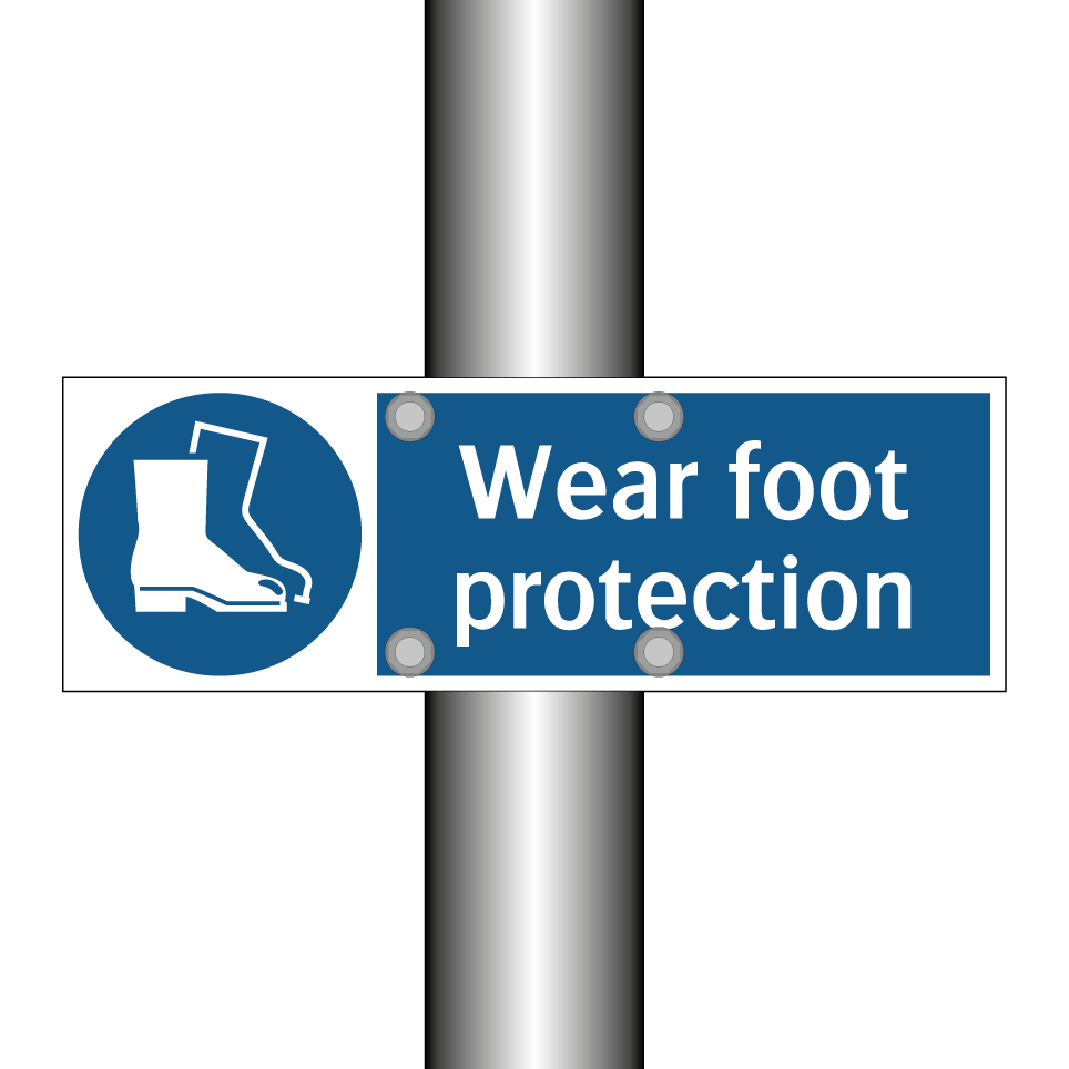 Wear foot protection