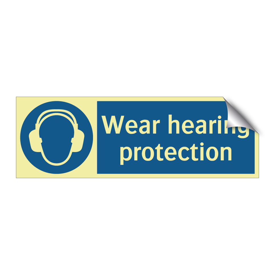 Wear hearing protection