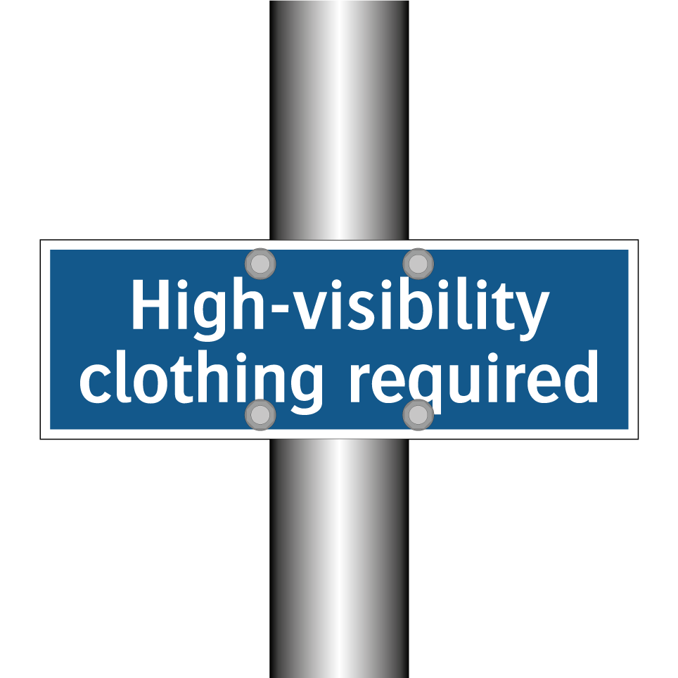 High-visibility clothing required