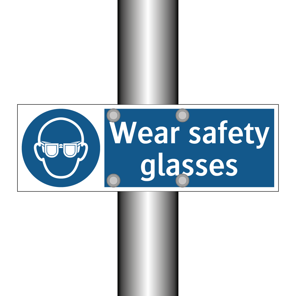 Wear safety glasses