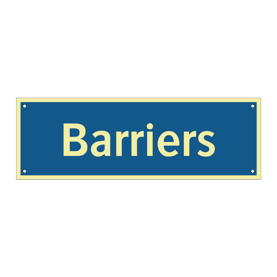 Barriers