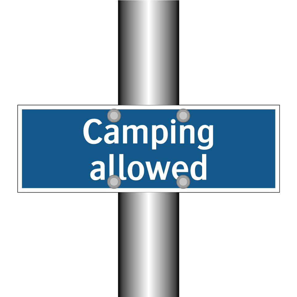 Camping allowed
