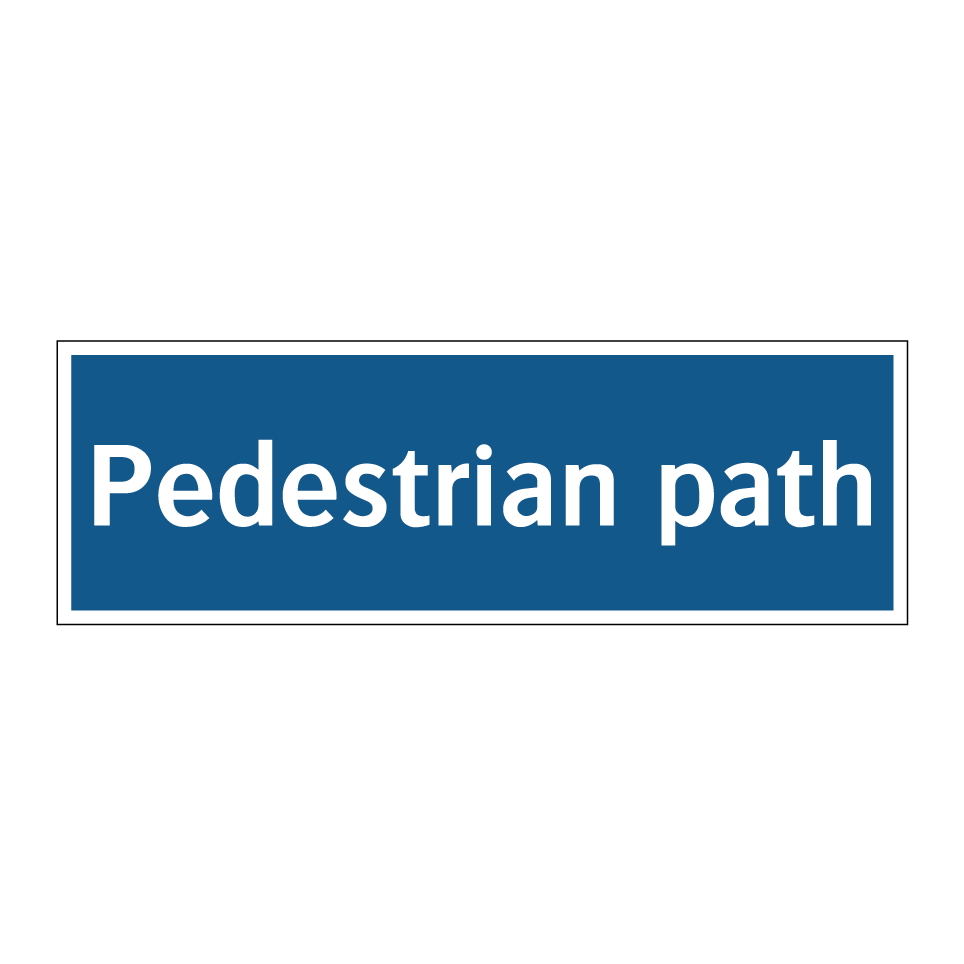 Pedestrian path