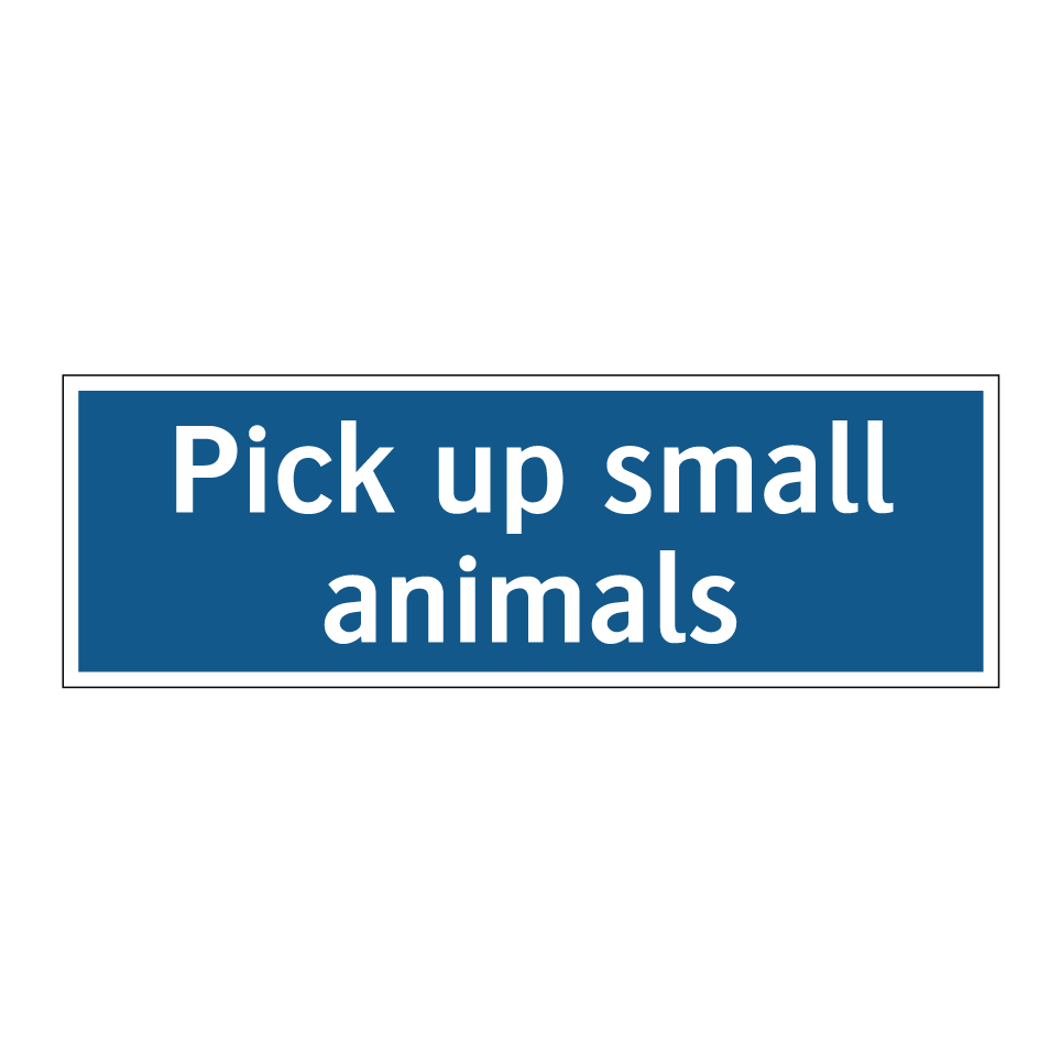 Pick up small animals
