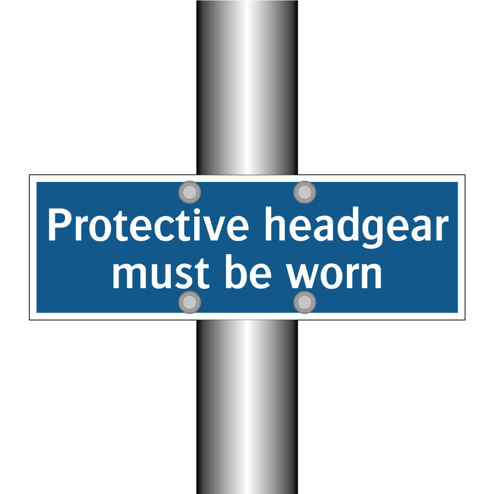 Protective headgear must be worn