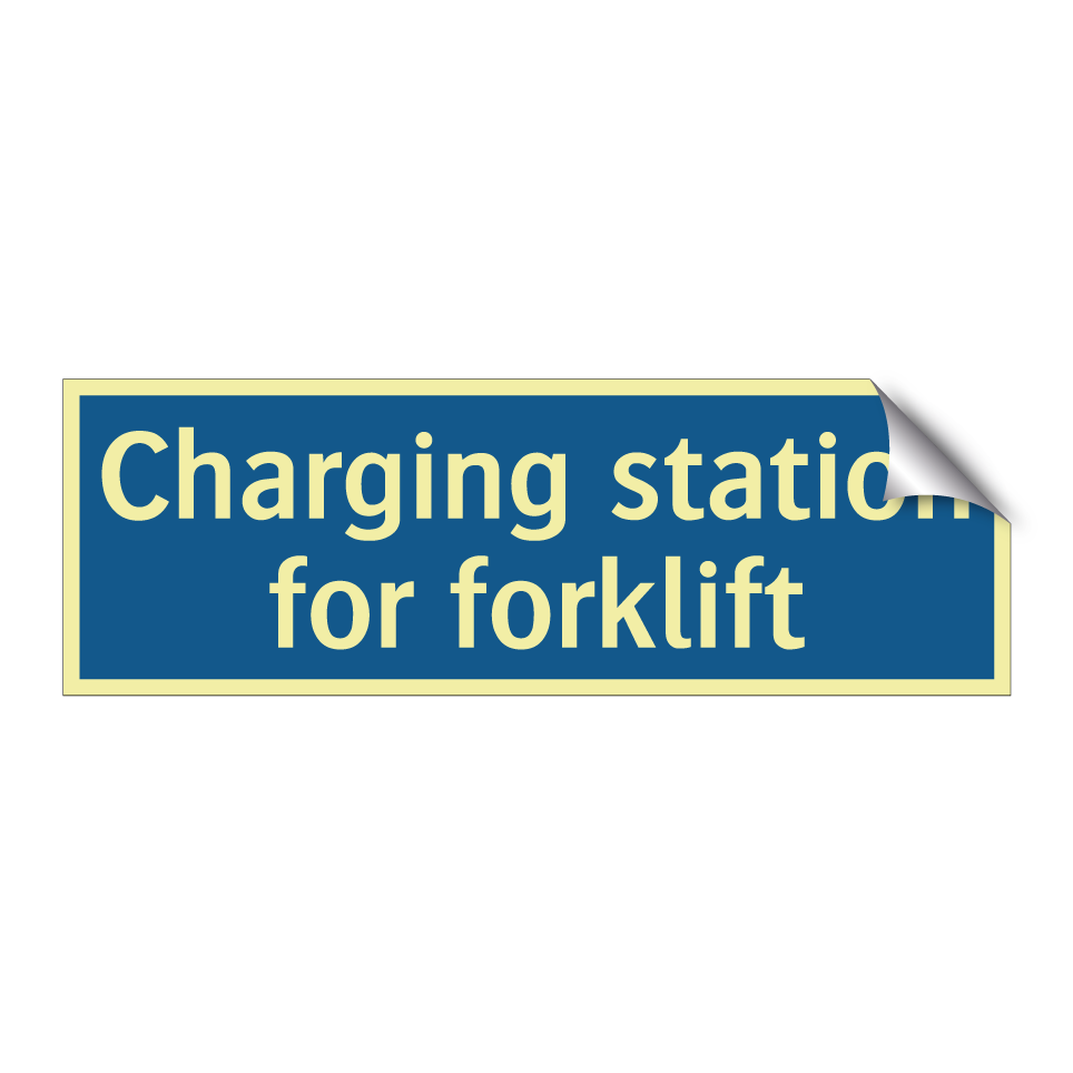 Charging station for forklift