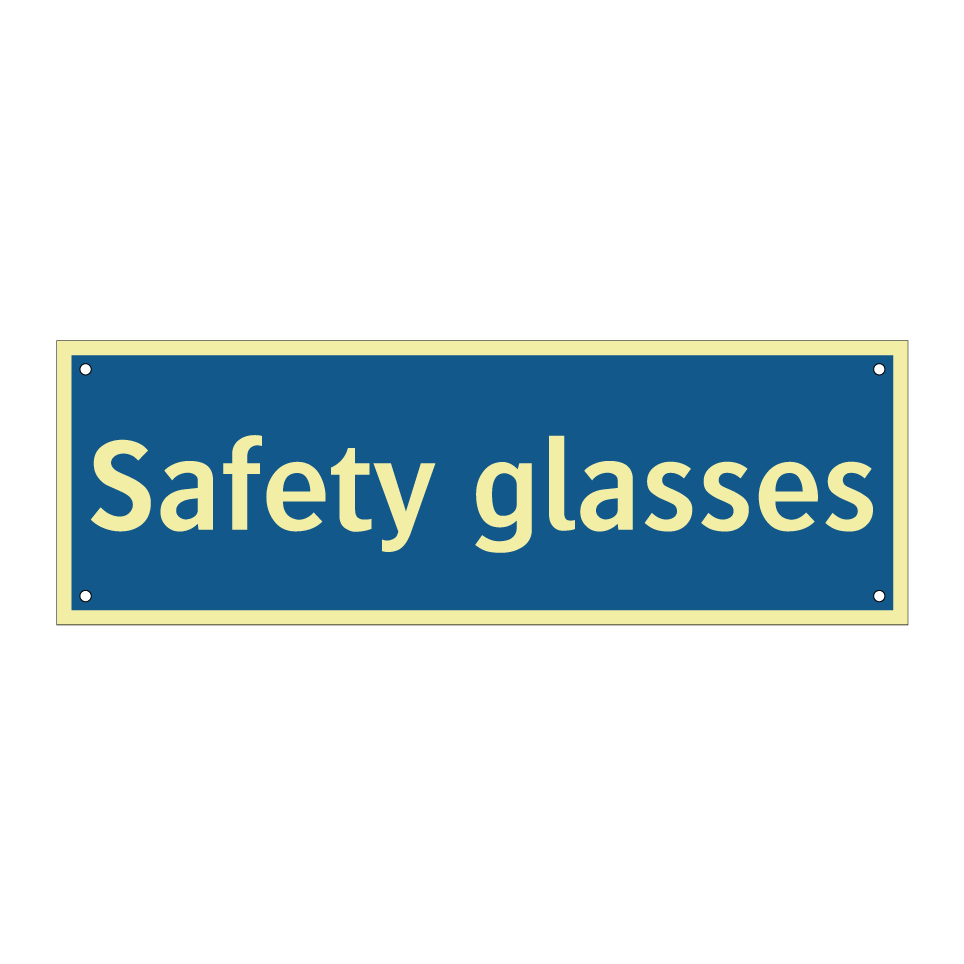 Safety glasses