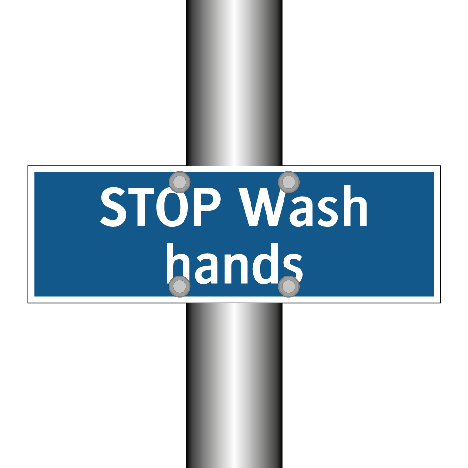 STOP Wash hands