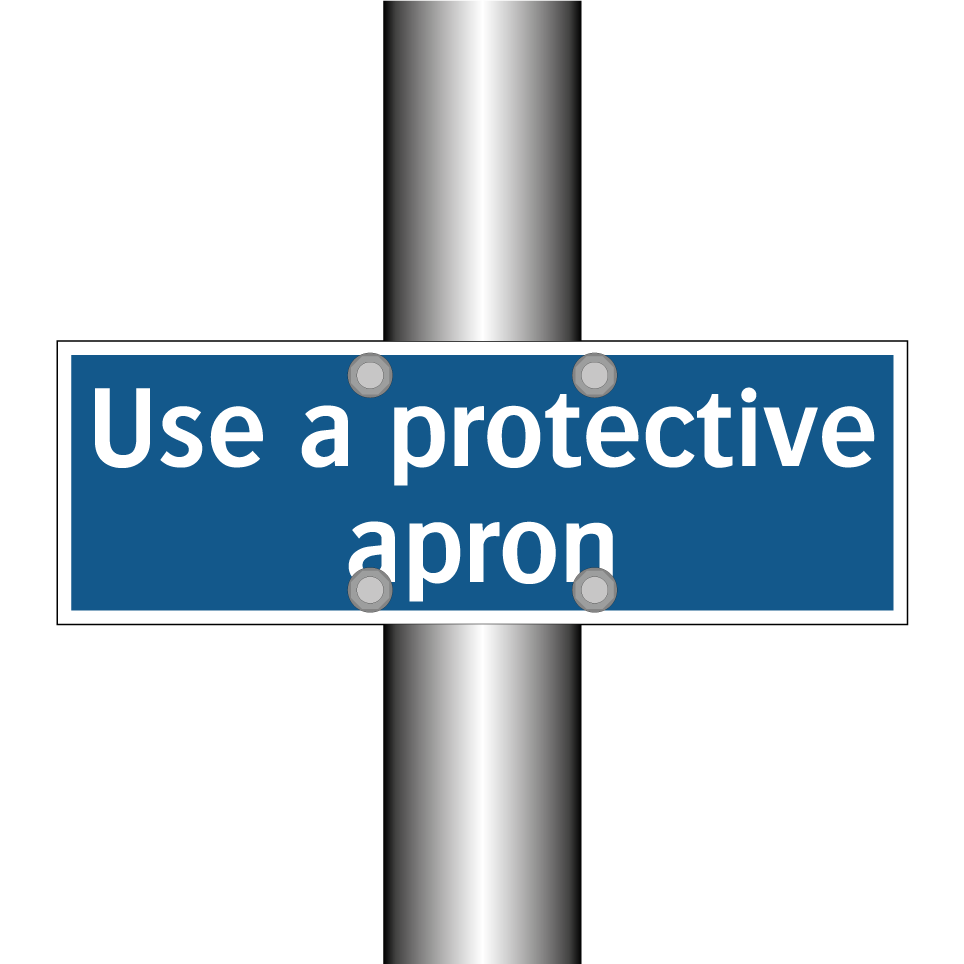 Use a protective apron