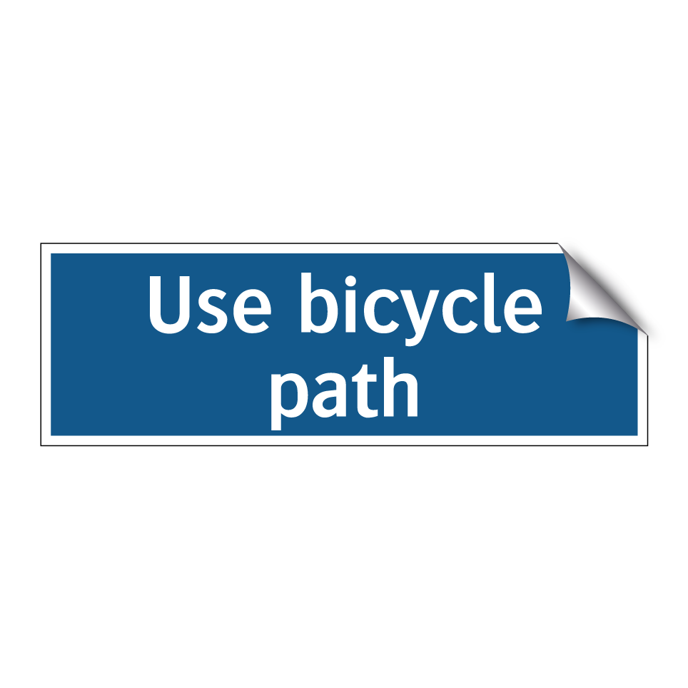 Use bicycle path