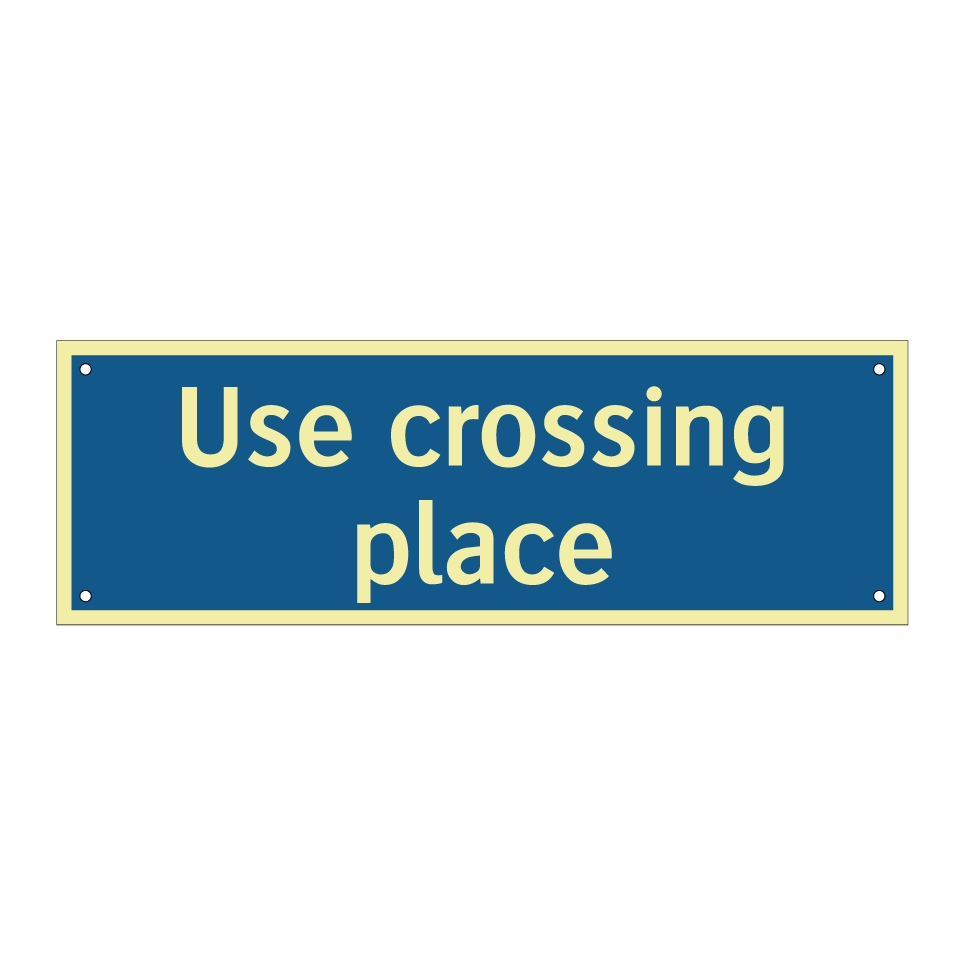 Use crossing place