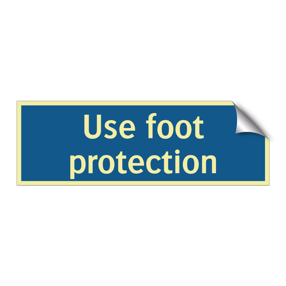 Use foot protection