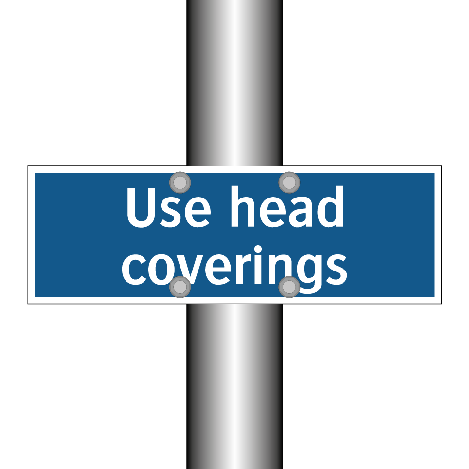 Use head coverings