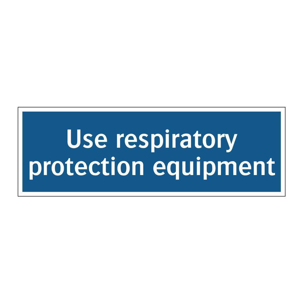 Use respiratory protection equipment