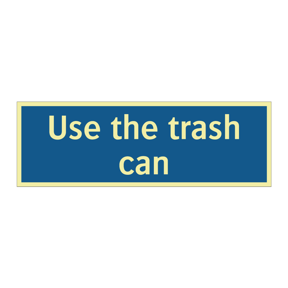 Use the trash can