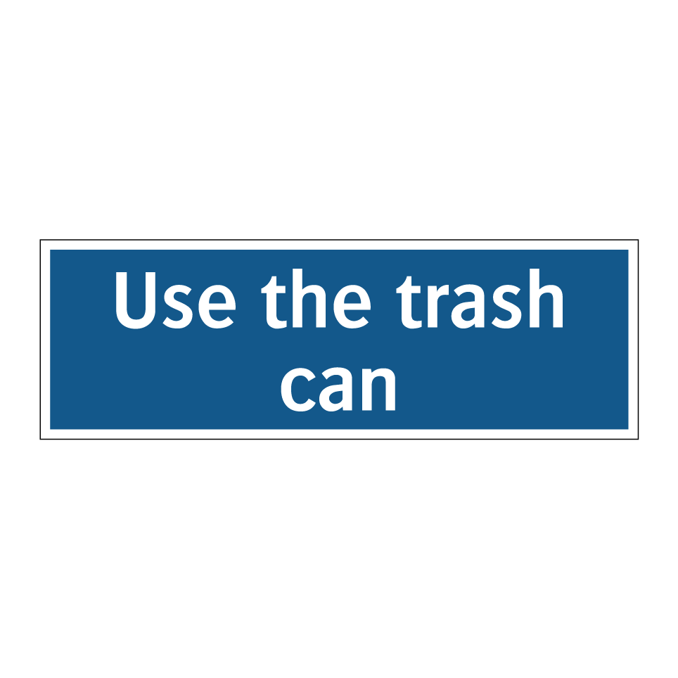 Use the trash can