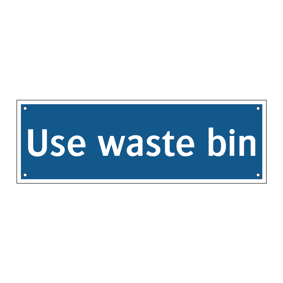 Use waste bin