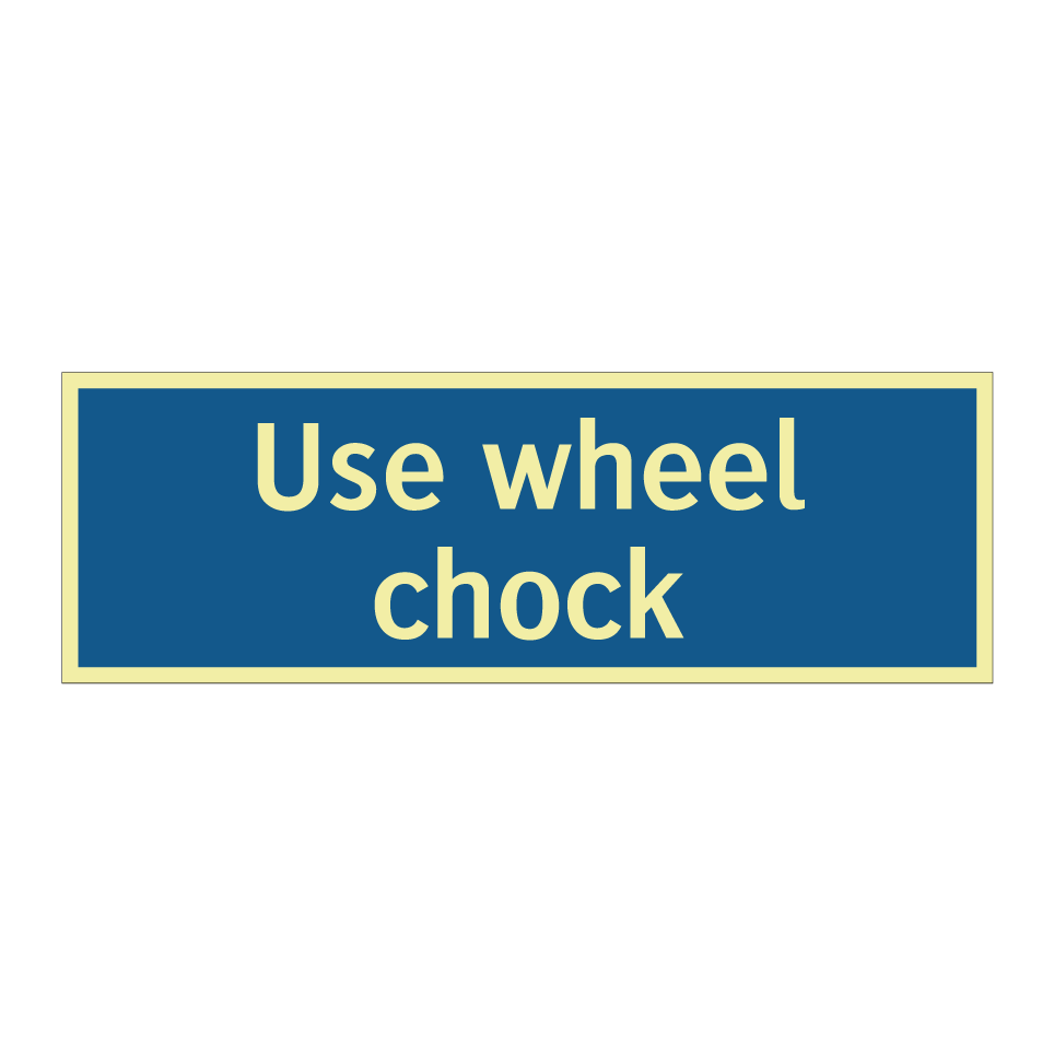 Use wheel chock