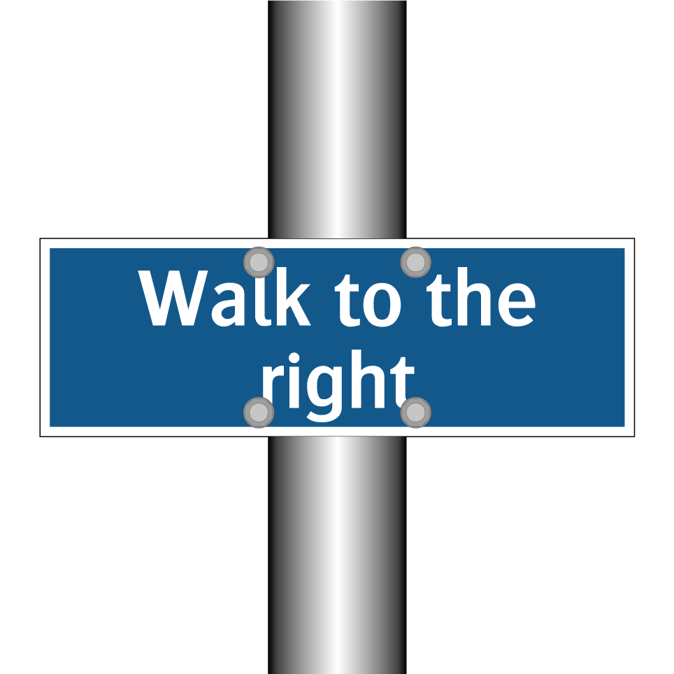 Walk to the right