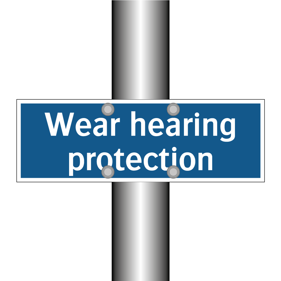Wear hearing protection