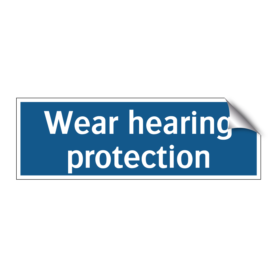 Wear hearing protection