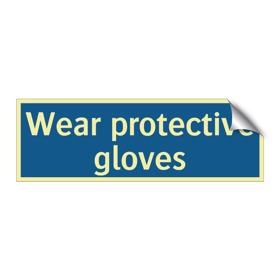 Wear protective gloves