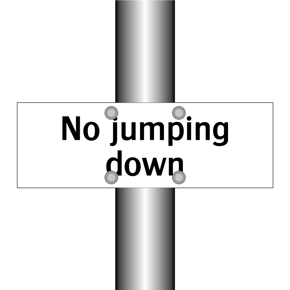 No jumping down