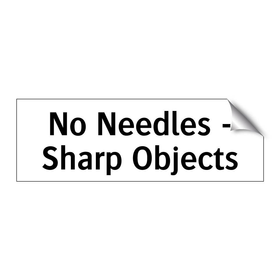 No Needles - Sharp Objects