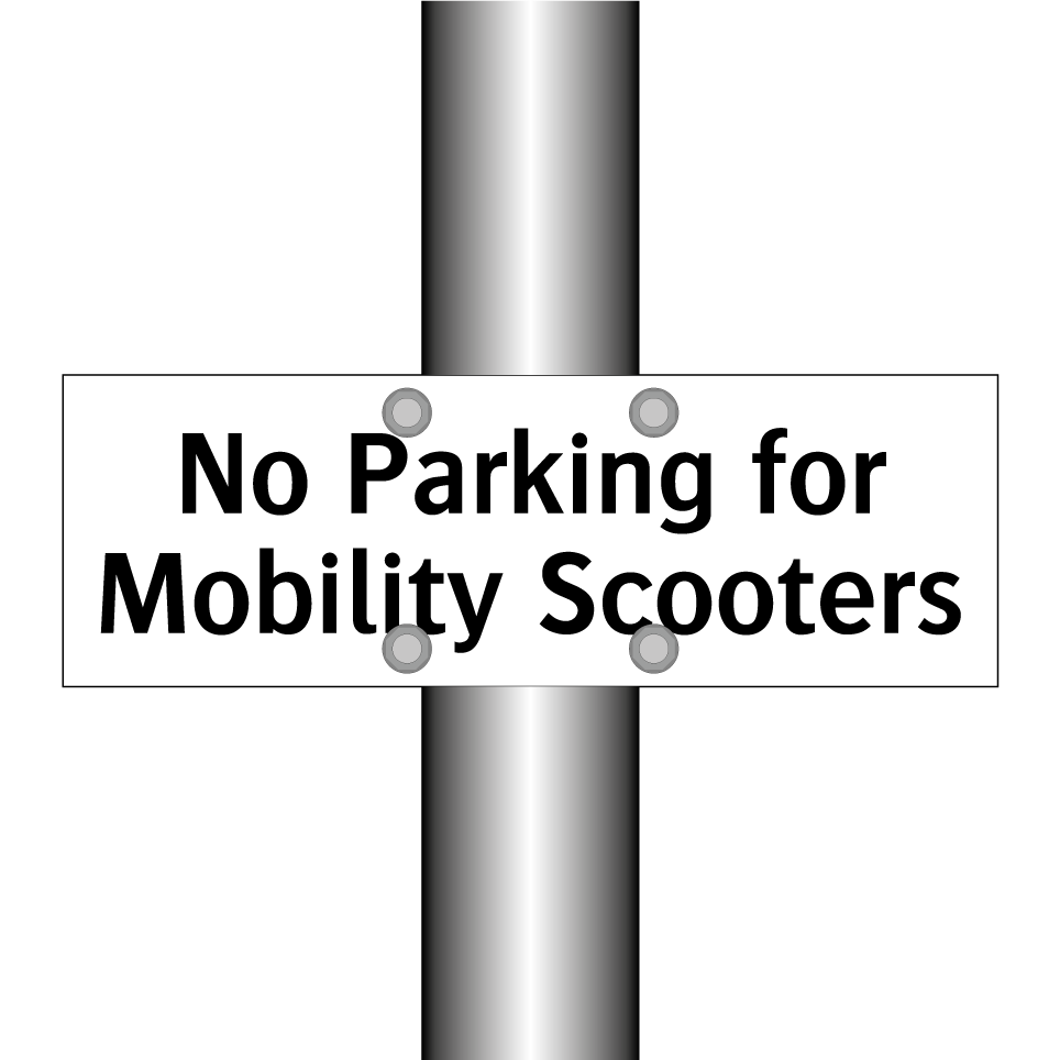 No Parking for Mobility Scooters