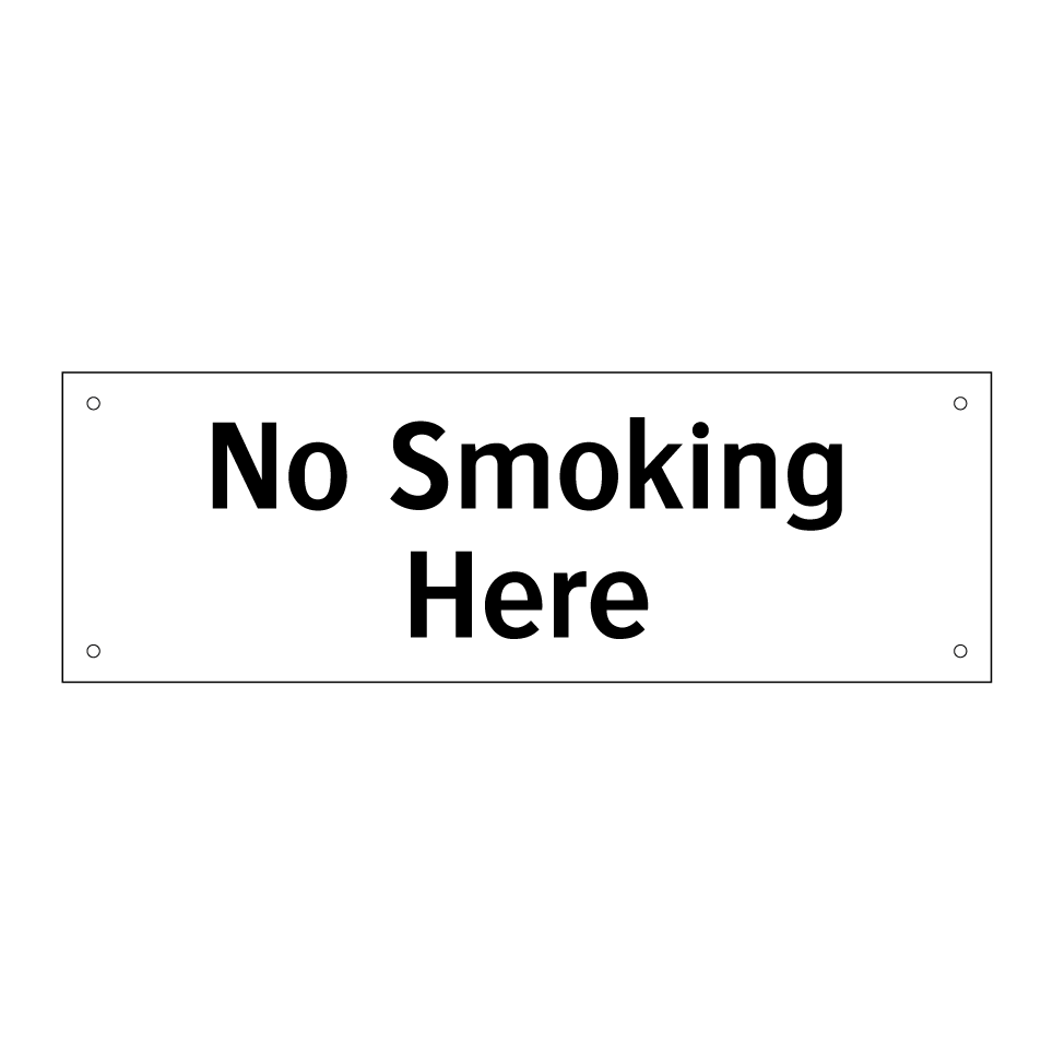 No Smoking Here