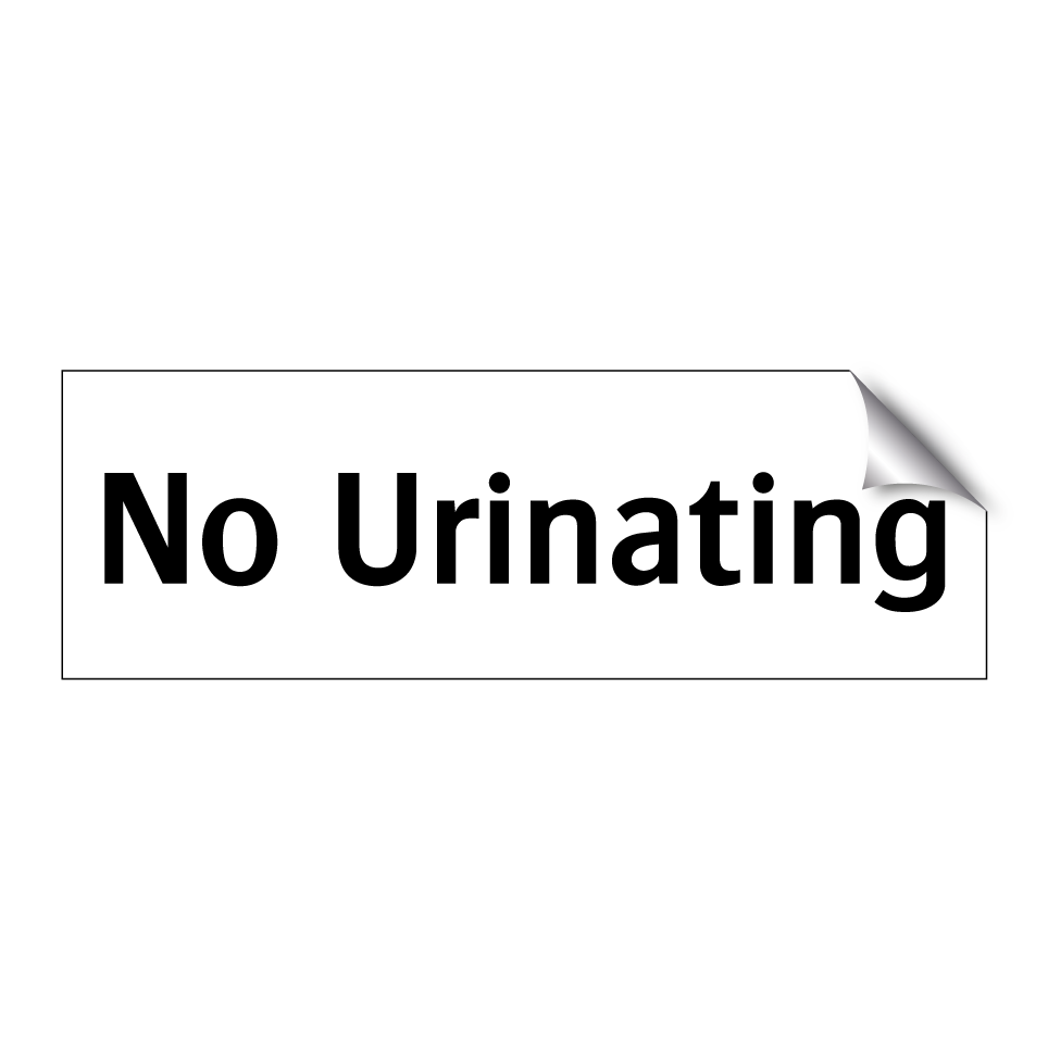 No Urinating
