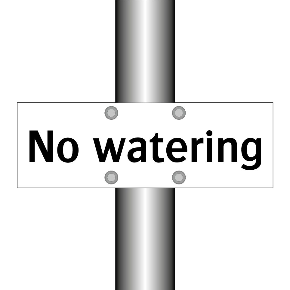 No watering