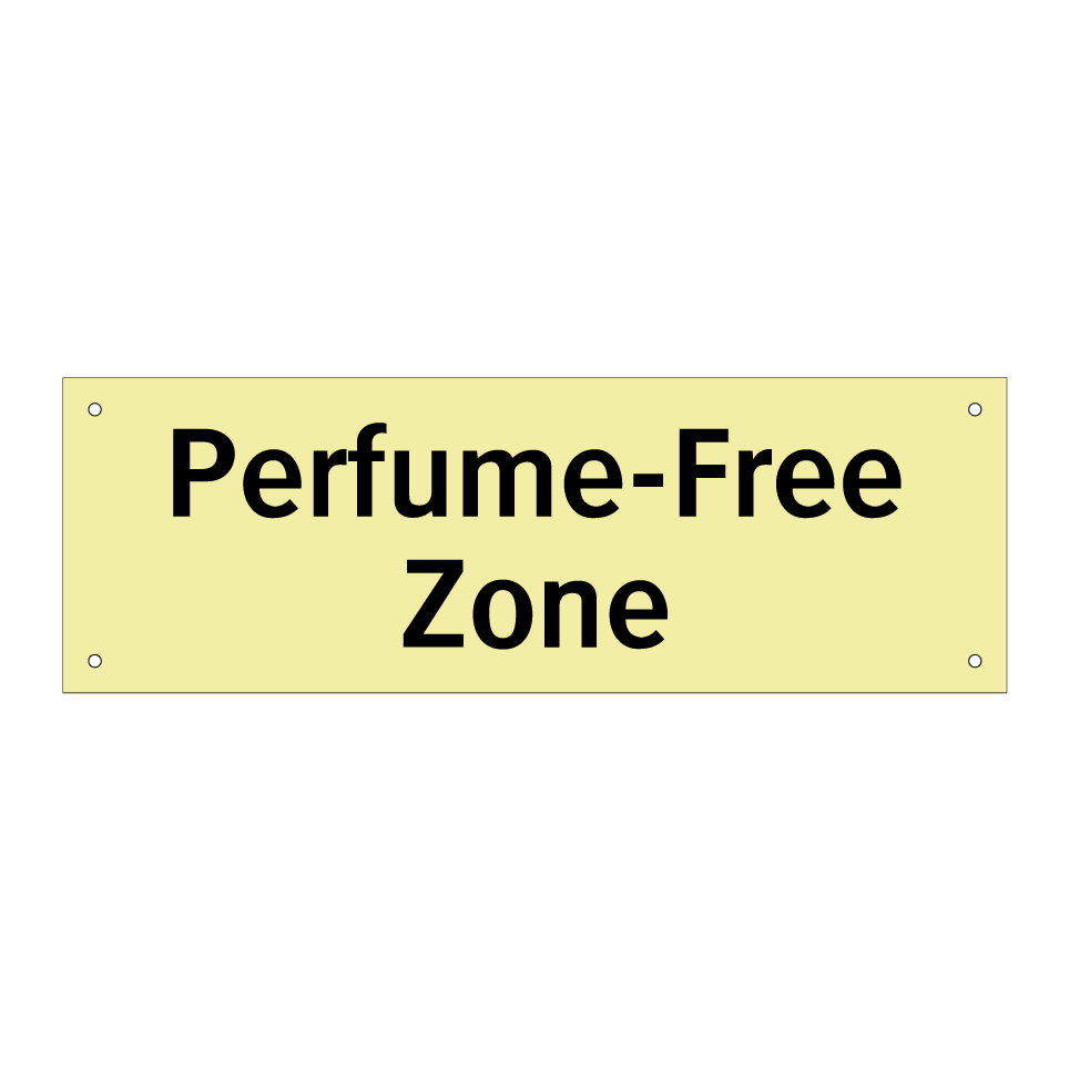 Perfume-Free Zone