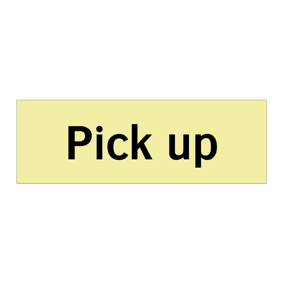 Pick up