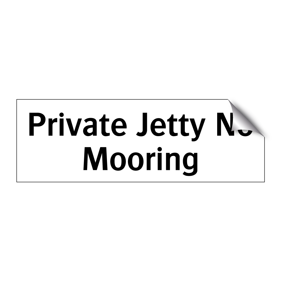 Private Jetty No Mooring