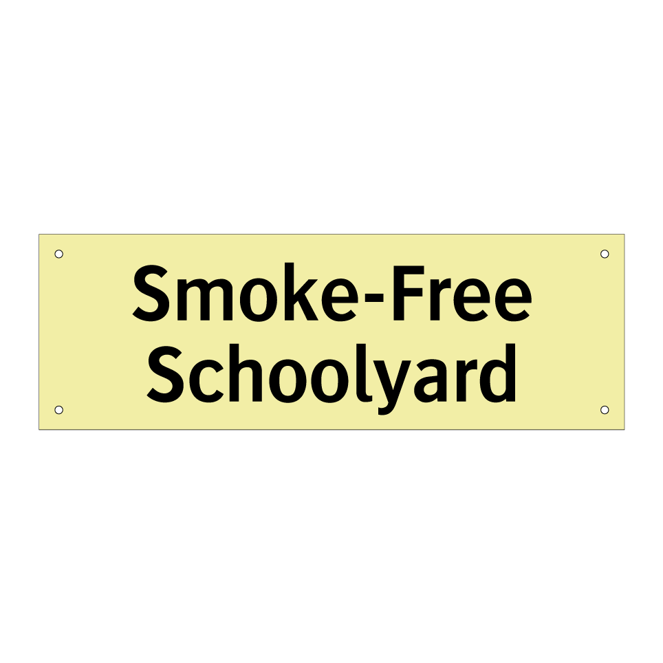 Smoke-Free Schoolyard