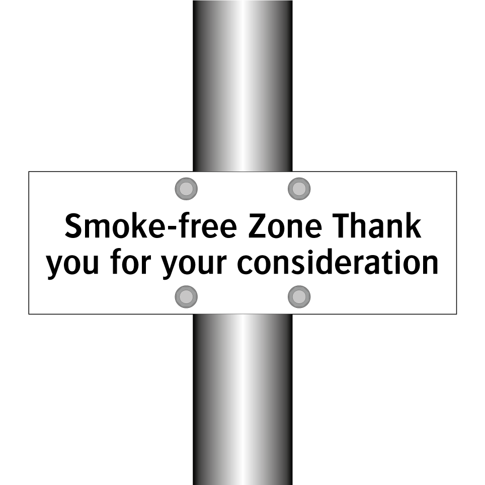 Smoke-free Zone Thank you for your consideration