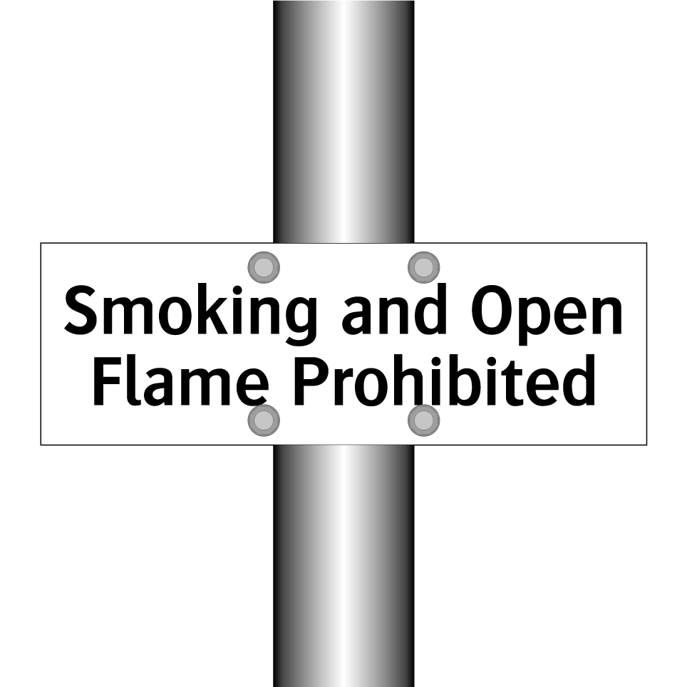 Smoking and Open Flame Prohibited