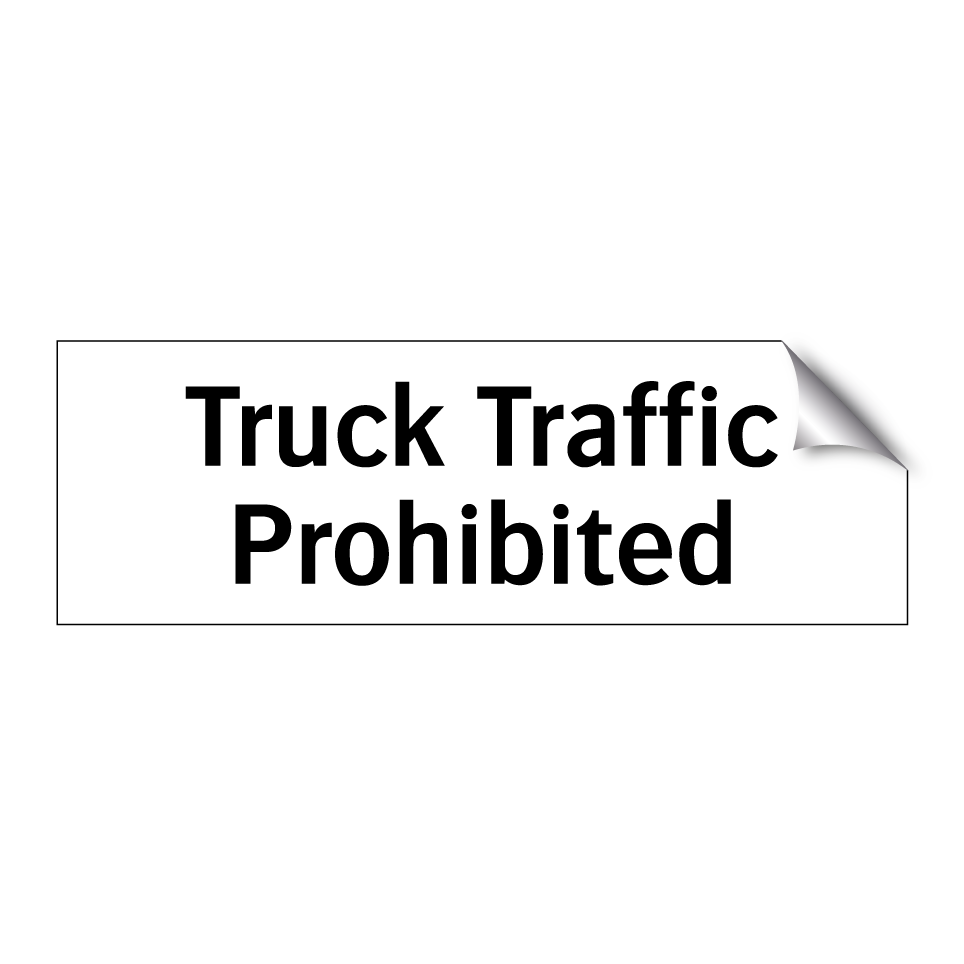 Truck Traffic Prohibited