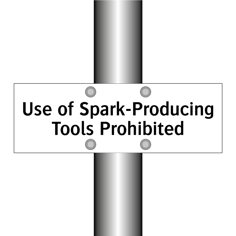Use of Spark-Producing Tools Prohibited