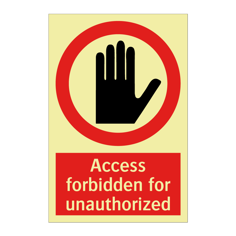 Access forbidden for unauthorized